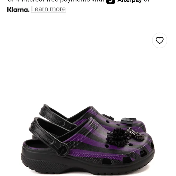 Crocs WEDNESDAY Nevermore Siza 6 NWT - Picture 3 of 11